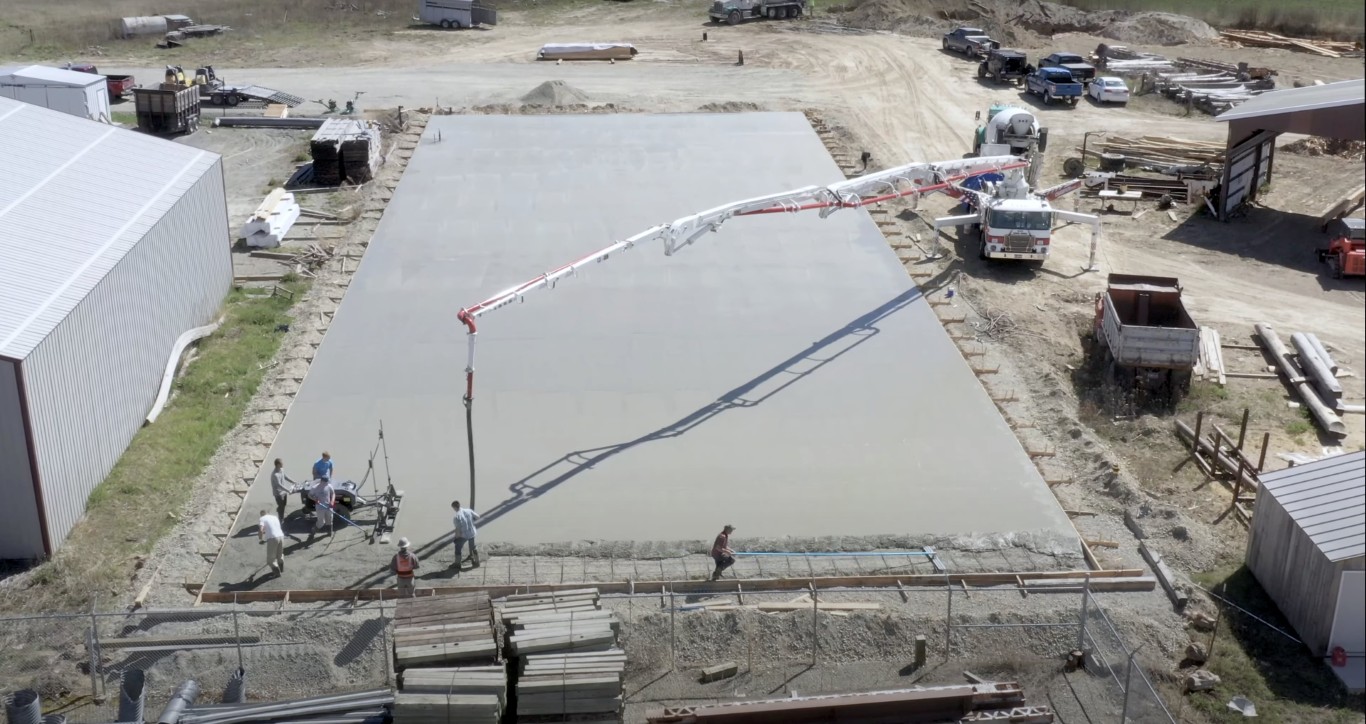 Professional concrete installation process in Bartlett TN